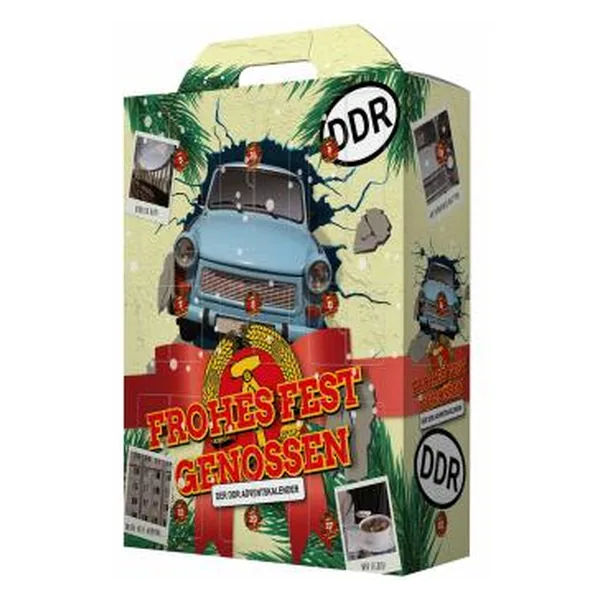 DDR-Ostalgie Adventskalender 'Frohes Fest Genossen'